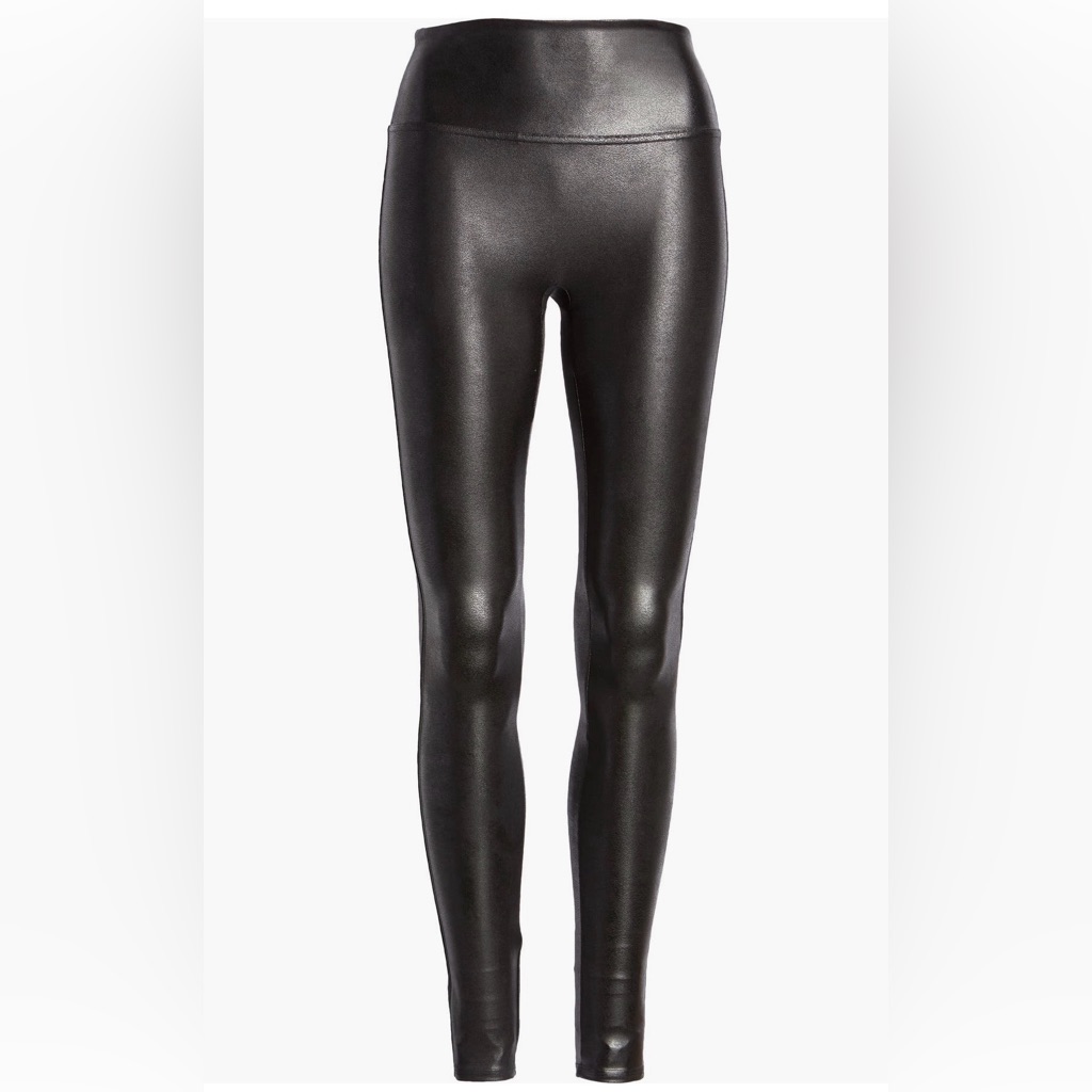 Spanx Vegan Faux Leather Leggings M Medium Nwot $98 — image 3 of 8